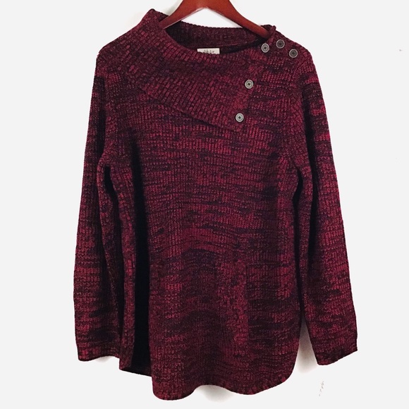 Style & Co Macy's Plus Pocket Envelope Sweater 1X - Picture 2 of 4